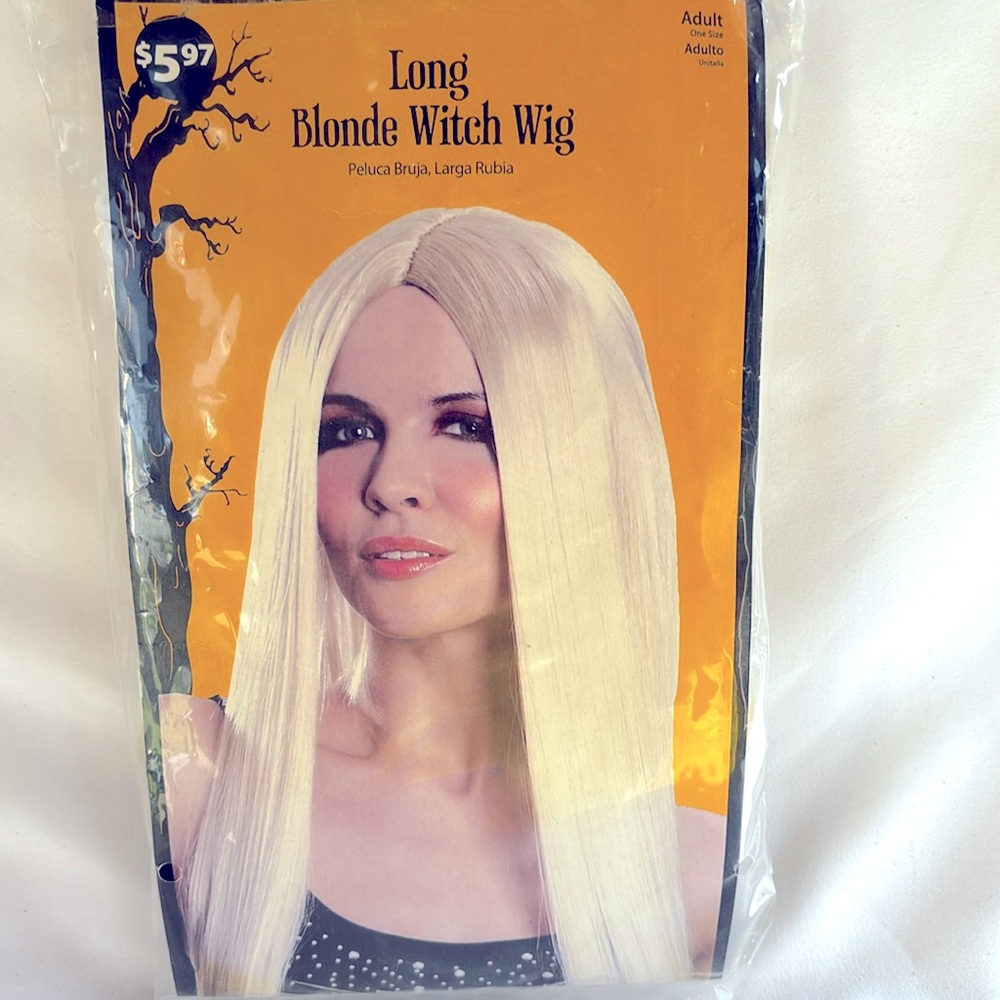 Like New! Adult Beautiful HALLOWEEN Blonde Witch Wig